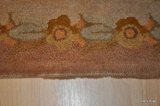  century European hooked rug French design 9 x 12 decorative area rug