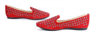 french sole new york gaga red suede flat brand new and in perfect