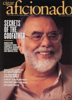 Cigar Aficionado Francis Ford Coppola October 2003
