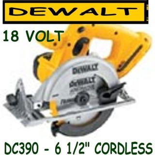 Dewalt 6 1 2 18 Volt Circular Saw Tool Only DC390B