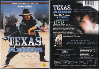 Texas Adios 1966 DVD New SEALED Franco Nero