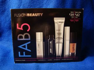 Fusion Beauty Fab 5 LashFusion XL Illumifill Lipfusion XL Lipfusion