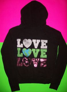 Victorias Secret PINK hoodie recycle eco planet sweat shirt sweater