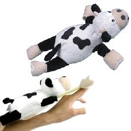 New Slingshot Flying Loud Screaming Mooing Cow Dog Toys