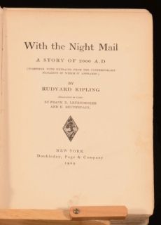 1909 with The Night Mail Rudyard Kipling Science Fiction First Edition