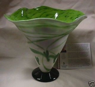 Fenton Windblown Vase 8115 WV Frank Workman L E