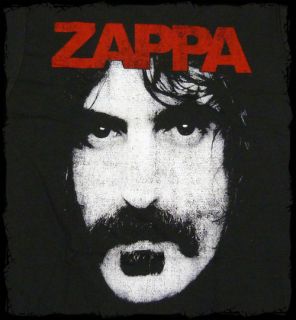 Frank Zappa Zappa Face Coal Black T Shirt Official Fast SHIP