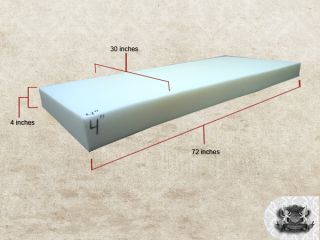 x30x72 Foam Sheet Cushion Replacement Upholstery