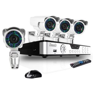 ZMODO 4 Outdoor CCD Vari Focal 100ft IR Security Surveillance Camera