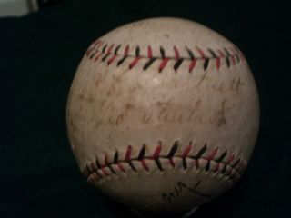 1923 Cubs Gabby Hartnett JSA Autographed Baseball