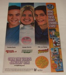 2002 Disney Channel Ad Frankie Muniz Kirsten Storms
