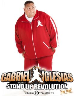 Gabriel Iglesias Stand Up Revolution T Shirt Funny Humor Comedian DVD