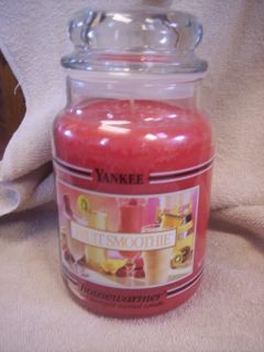YANKEE CANDLE FRUIT SMOOTHIE HOUSE WARMER CANDLE RARE NEW 22oz