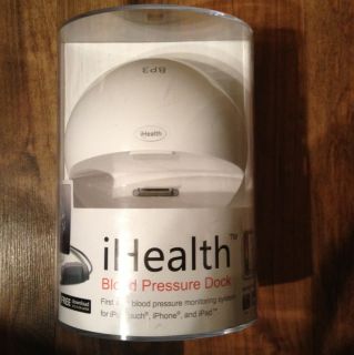 Brand New iHealth Blood Pressure Dock for iPod iPhone iPad BP3 White