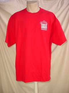 Folsom California Pro Rodeo Volunteer T Shirt Red Size XL 100 Cotton