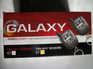 New Scytek Galaxy 5000RS Car Alarm Remote Start Keyless Entry Security