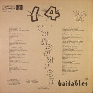  Various 14 Canonazos Bailables Vol 23 1983 Fuentes 201471 RARE