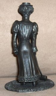 1974 Franklin Mint The Gibson Girl Pewter Figurine