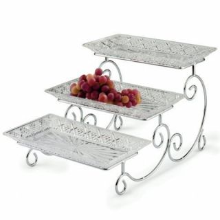 Tiered Party Food Pastry Tray Server Trays Serving Holder Storage Rack