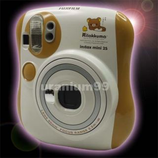 Fuji Fujifilm Instax Mini 25 Rilakkuma Orange White Film Instant