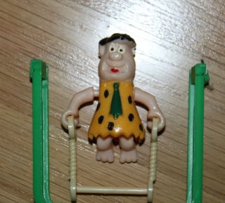 1960s era Fred Flinstone Tricky Trapeze toy