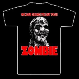 Zombie Horror Movie T Shirt Lucio Fulci