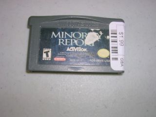 Minority Report Game Boy Advance GBA