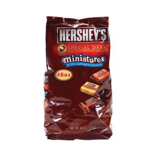   Hersheys Special Dark Miniatures 48oz Assorted Chocolate Fun Candy