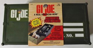 1996 GI JOE Authentic Footlocker for 12 Figure NEW IN WRAPPER