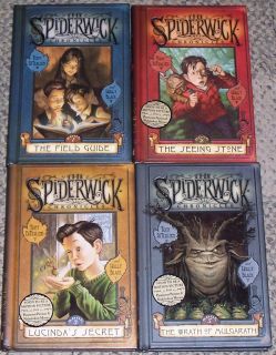 THE SPIDERWICK CHRONICLES Series by Tony DiTerlizzi, Lot of 4 Hardback