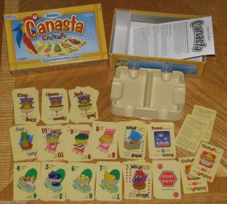   Canasta Caliente Card Game rotating tray Bilingual Winning Moves