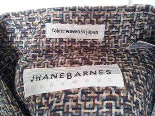 Jhane Barnes Geometric Puzzle Faze Multi Color Shirt Size XXL 2XL