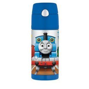 THOMAS THE TANK ENGINE FUNTAINER BY THERMOS STRAW BOTTLE 12oz