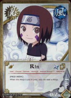 2X N 1033 Parallel Foil Rin C Naruto Card