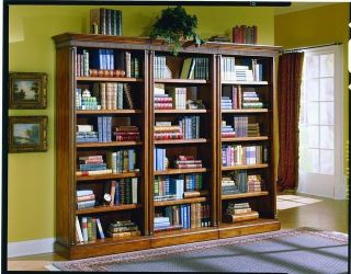 Large Cherry Library Bookcase Office Furniture