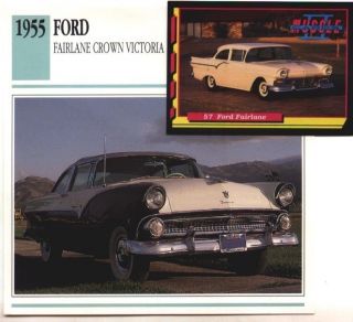 1955 55 Ford Fairlane Crown Victoria Collector Collectible