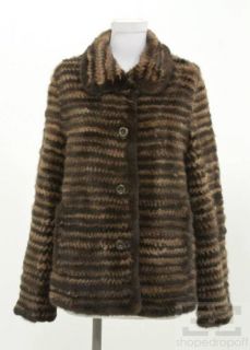 bergama fine furs brown black mink fur jacket
