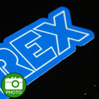 Vectrex Retro Video Games Console Logo Sticker Premium Laminated