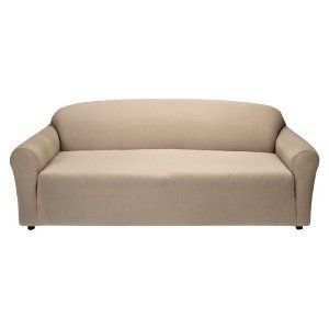 Linen Color Jersey Sofa Stretch Slipcover Couch Cover Chair Loveseat