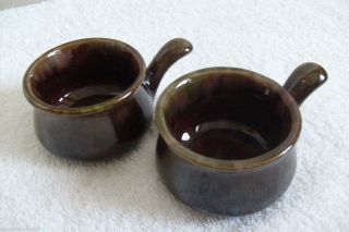   Beauceware Mini 2 3 4 French Onion Soup Bowls Canada Pottery 2043