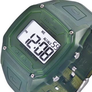  FREESTYLE Killer Shark Translucent Olive Watch Green Rubber Band