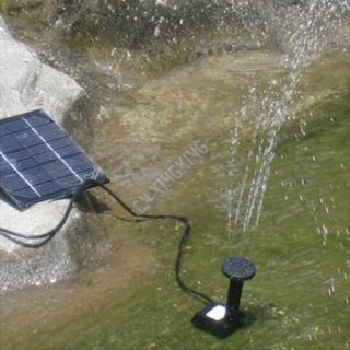 Solar Fountain Pump Water Feature Pond Garden Home Kit