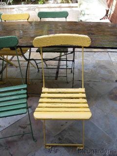 1940s French Provence Bistro Chairs PR ~ Garden Chic