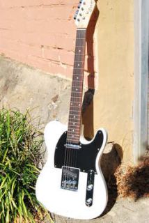 Custom Solid White Level II Tele Style Electric Guitar Classic Look