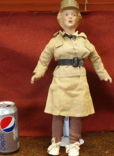 WWII Era Freundlich w A A C Doll 2 1940S