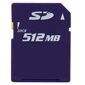 512MB SD Memory Card for Garmin iQue 3600 3200 GPS