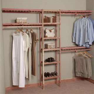 ft Basic Ventilated Cedar Closet Wall Kit