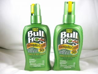 Lot 2 Bull Frog Mosquitoe Insect Repellent w Sunblock SPF 30 DEET FREE