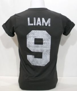 Liam Gallagher No 9 T Shirt Vtg Retro Oasis Brit Rock