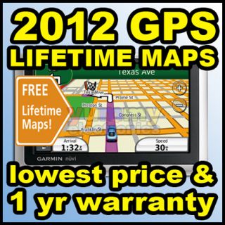 New Garmin Nuvi 1300LM GPS Free Lifetime Map Updates